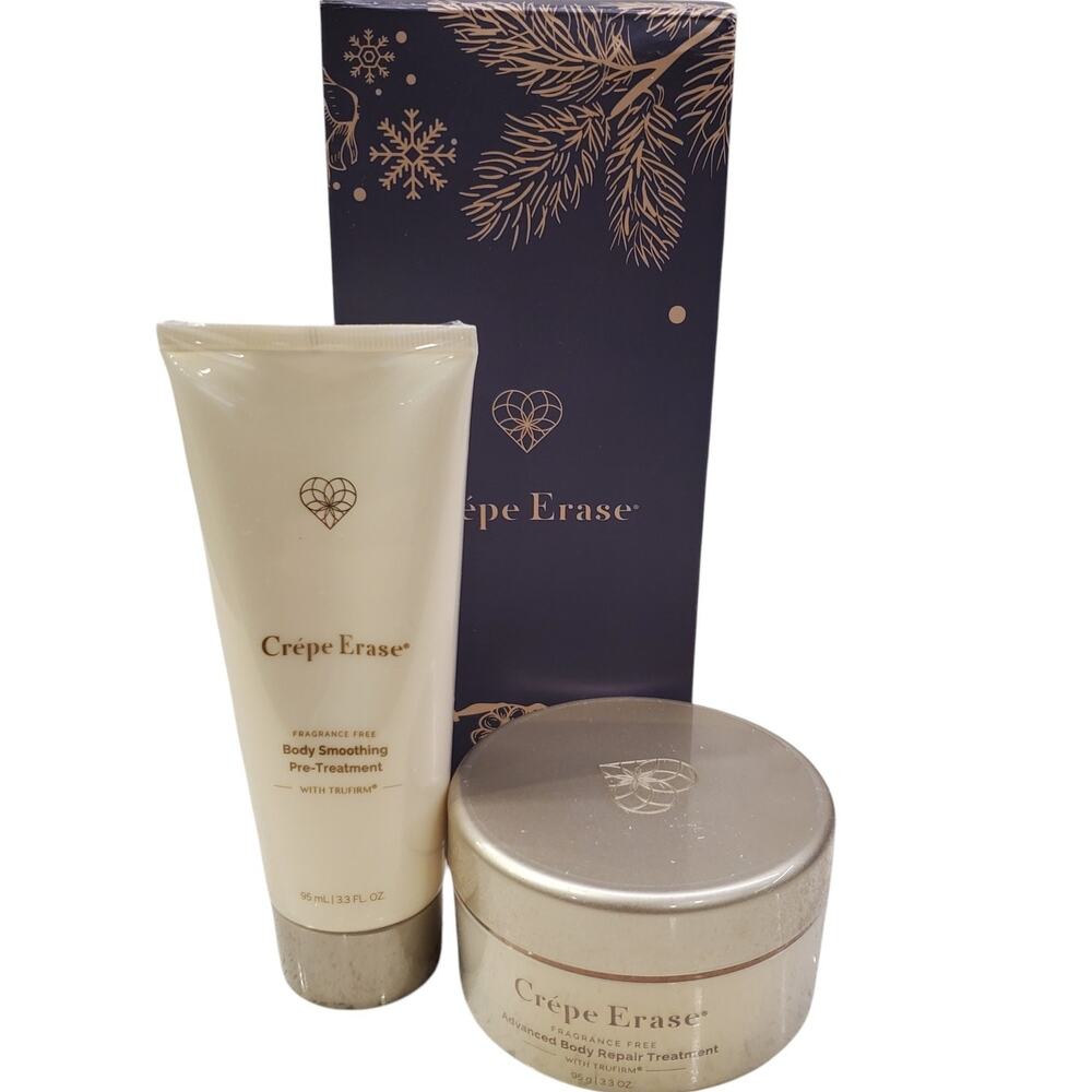 Crepe Erase Body Smoothing Pre Treatment w/ Trufirm Advanced Body Repair NEW